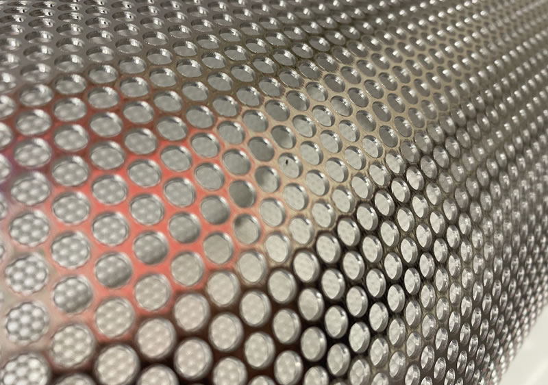 Round hole aluminum mesh sheet