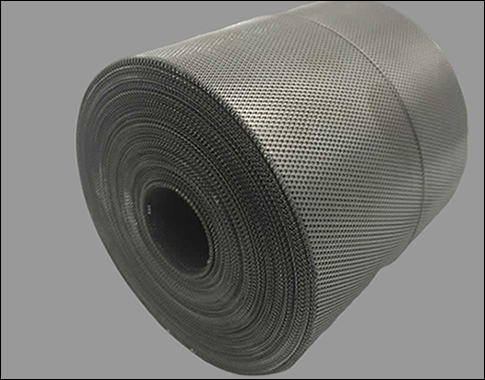 Aluminum expanded mesh sheet for filter
