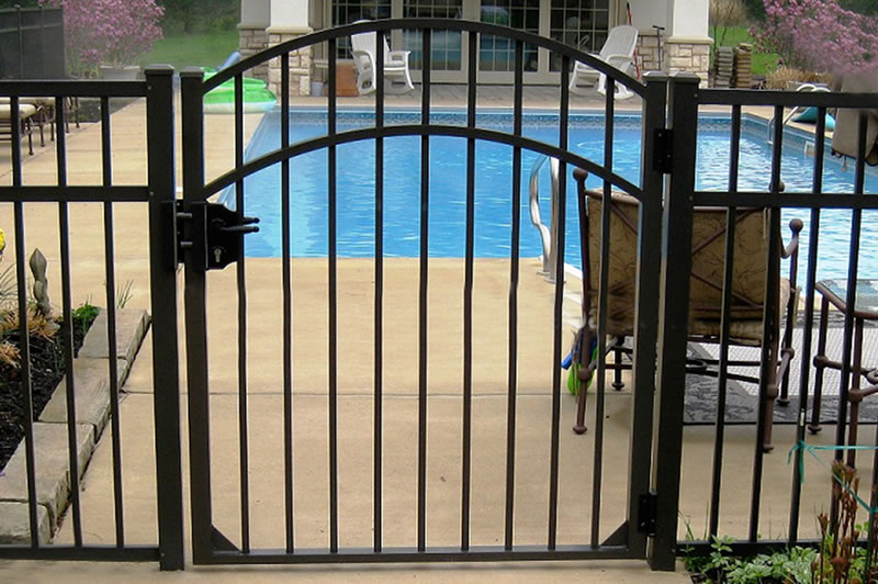 6063 Aluminum Pipe Garden Fencing with Gates