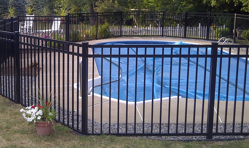 Black Powder Coated Portable Fence Panels