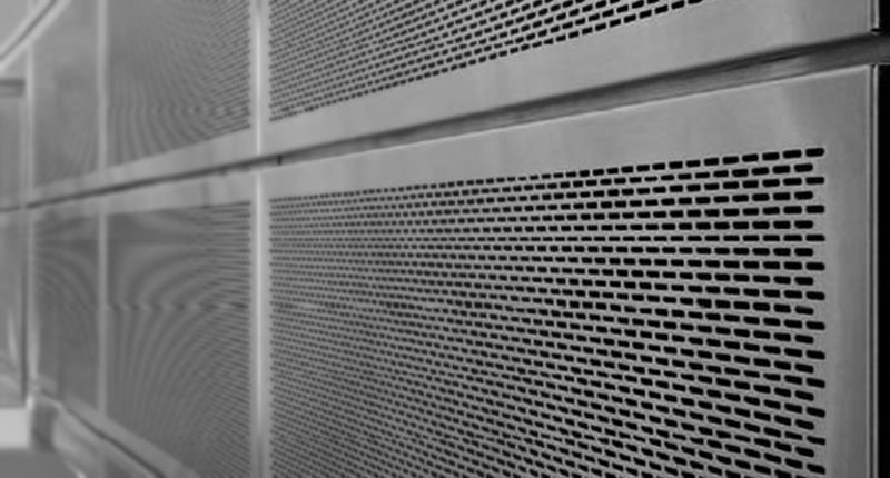Modular Perforated Aluminum Panels for Architectural Uses