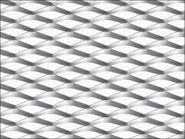 Aluminum Expanded Sheet Mesh RAL 9006