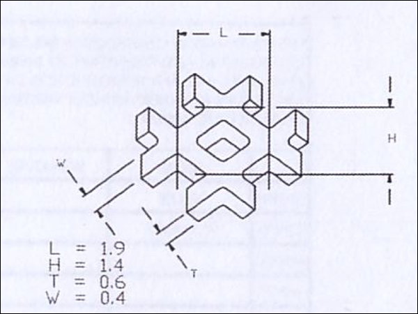 Aluminum expanded sheet for air conditioning filter