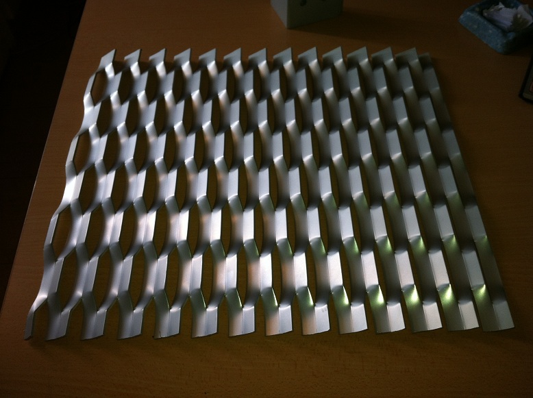 Anodized Aluminum Expanded Metal Lath Panels
